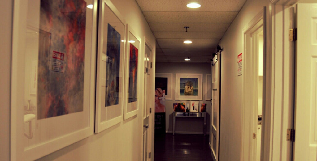 Hallway at Forever Young Medspa in Deerfield.